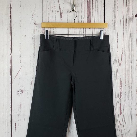 Soho Apparel Pants - SOHO Apparel Casual Pants Womens Size 6P Flat Front Straight Leg Rayon Black